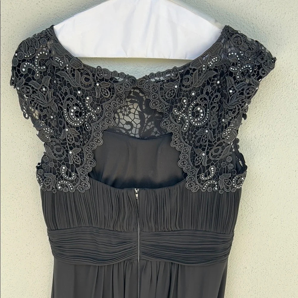 Ever Pretty Black Lace Sequin Sleeveless Evening Dress Size 4XL (14-16) - Picture 4 of 9